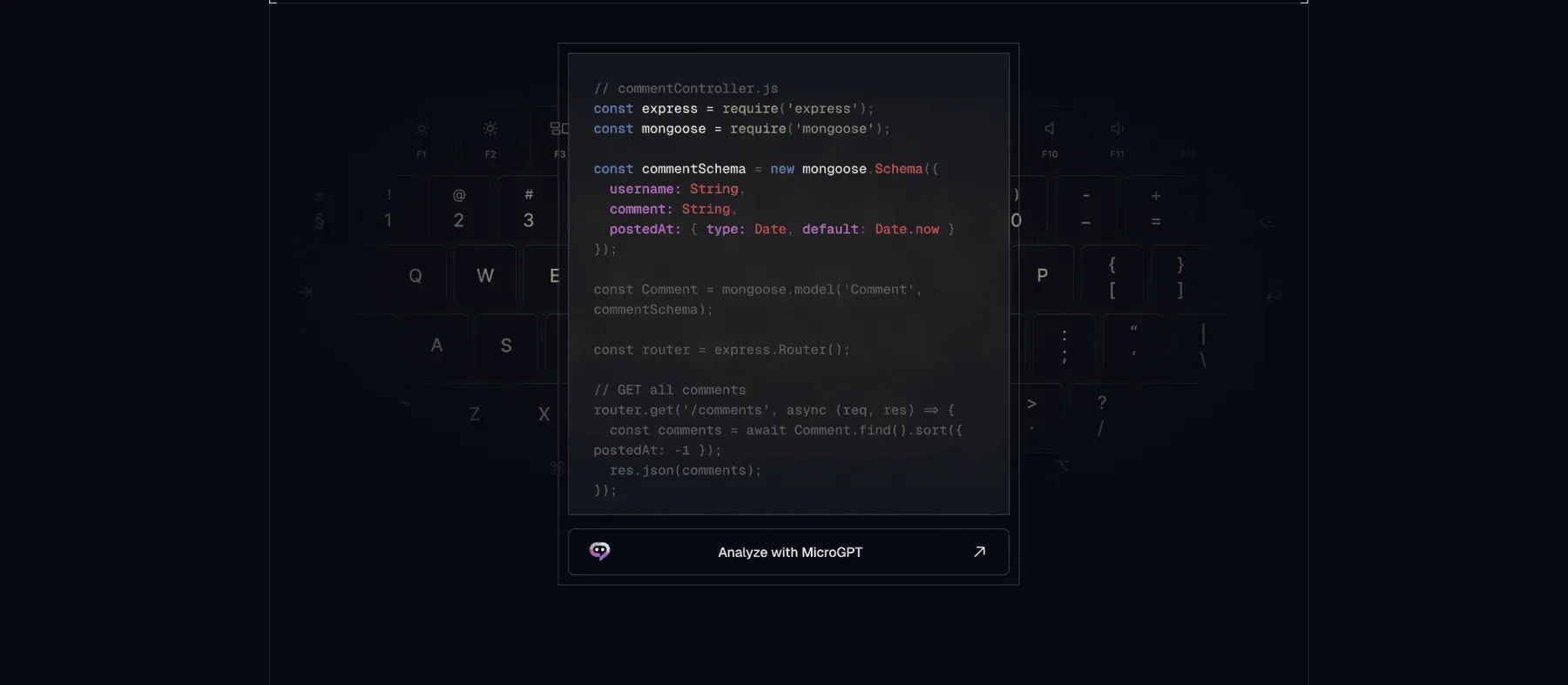 Code review view