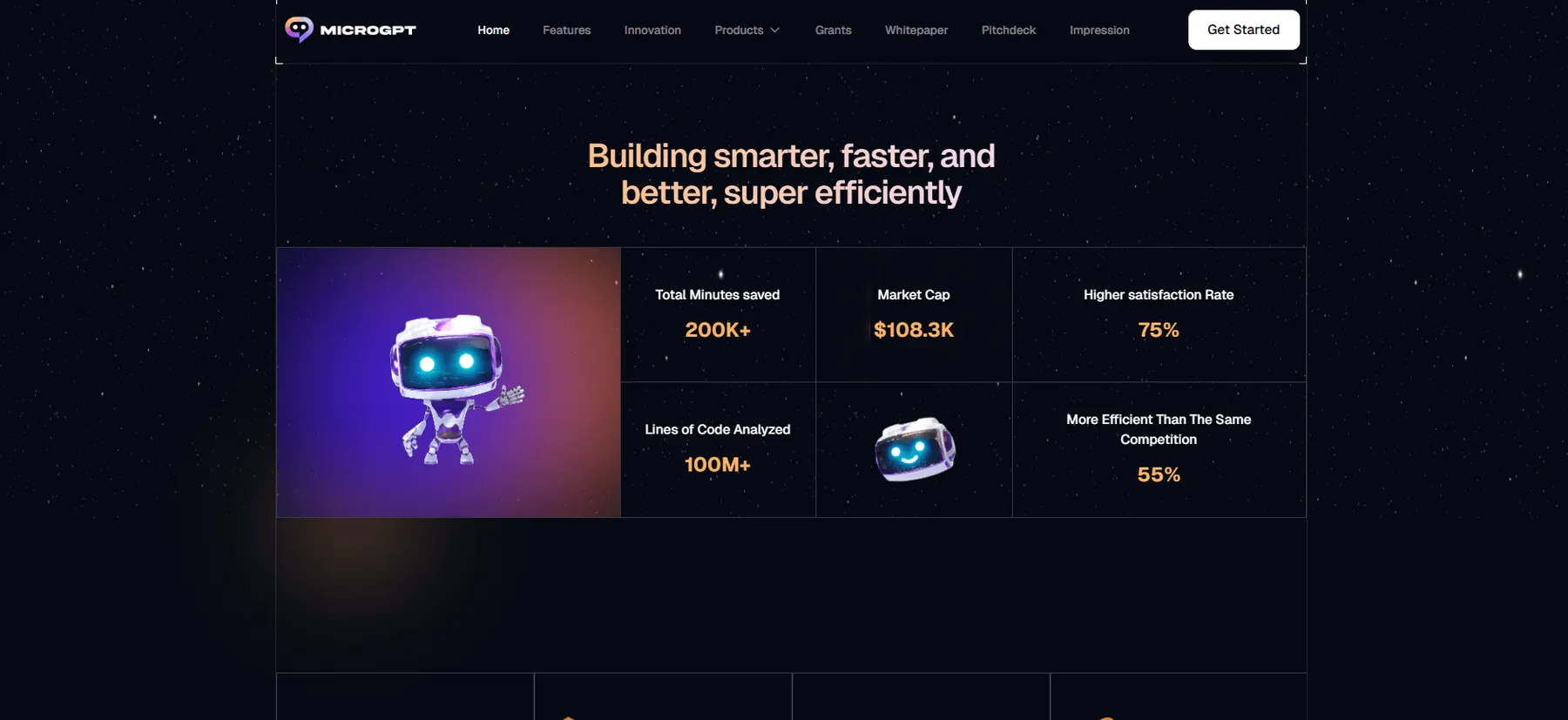 Building smarter, faster and better section