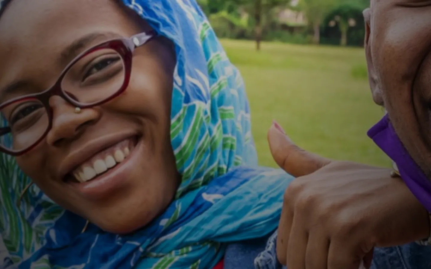 Smiling young woman from the SRYAL home page photography